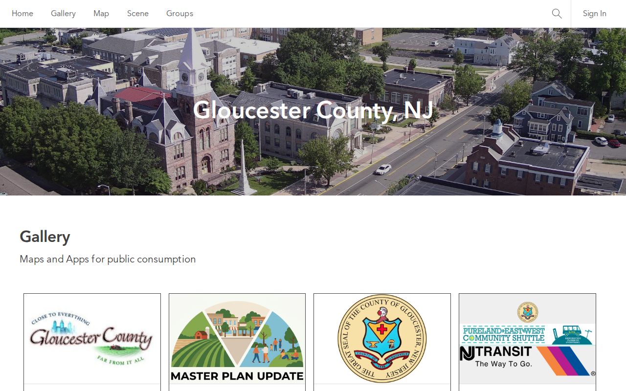 West Deptford street directory Gloucester County ArcGIS parcel viewer